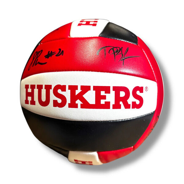 USD 300,  2026 Nebraska Team Signed Volleyball | Harper Murray Autograph photo 1