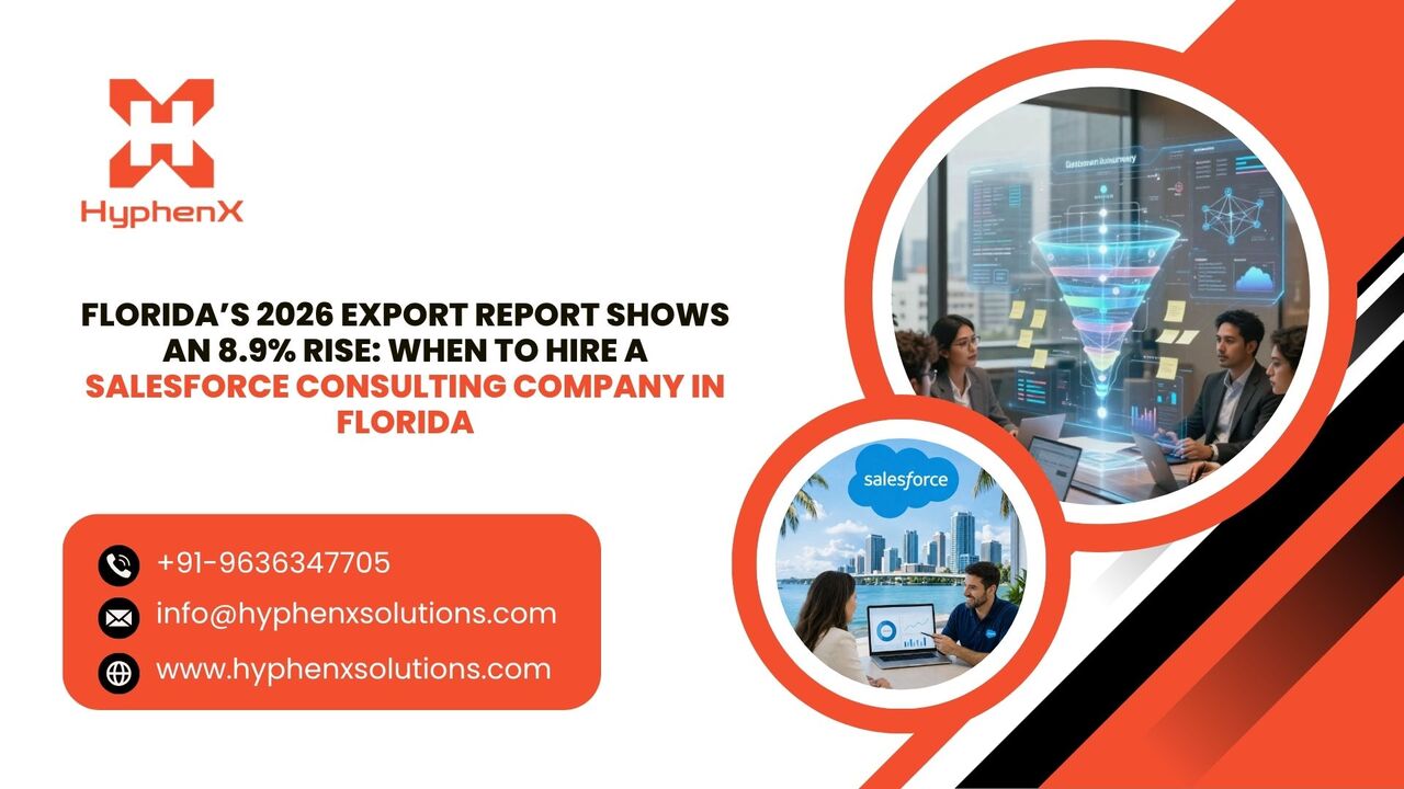 Florida’s 2026 Export Report Shows An 8.9% Rise: When To Hire A Salesforce Consulting