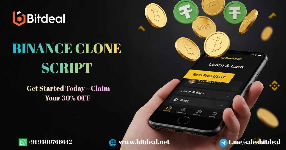 Turn Crypto Market Trends Into New Opportunities With Binance Clone Script By Bitdeal
