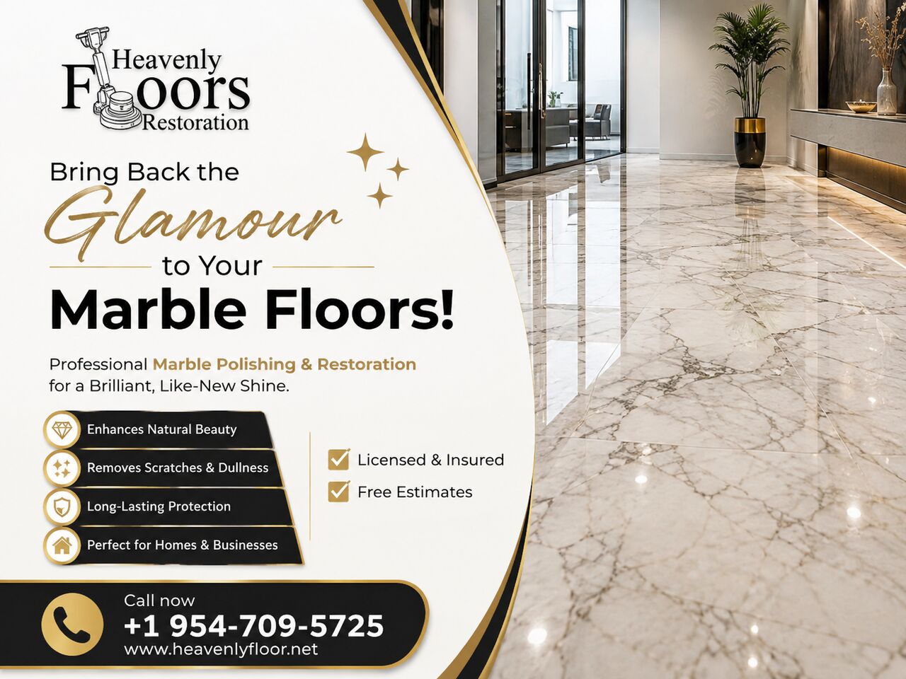 Concrete Polishing Services In West Palm Beach, FL | Heavenly Floors Restoration photo 1