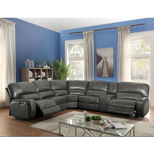 Buy Sectional Leather Sofa | Saul Power Motion Collection photo 1