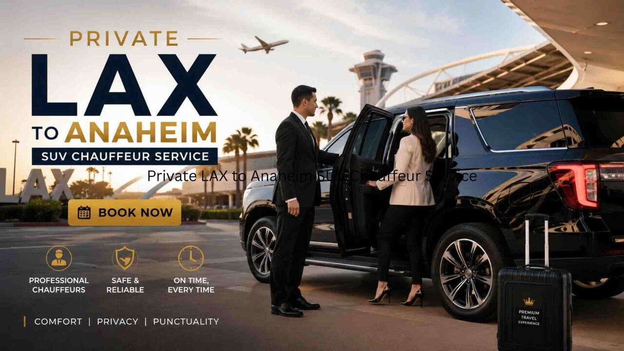 LAX To Anaheim Private SUV Chauffeur Service | K32 VIP photo 1