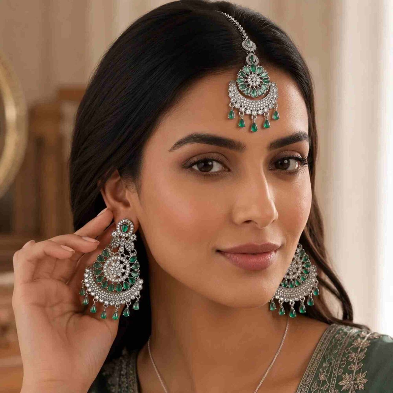 USD 50,  Statement Earrings & Jewelry Sets – Necklace & Earrings Sets photo 1