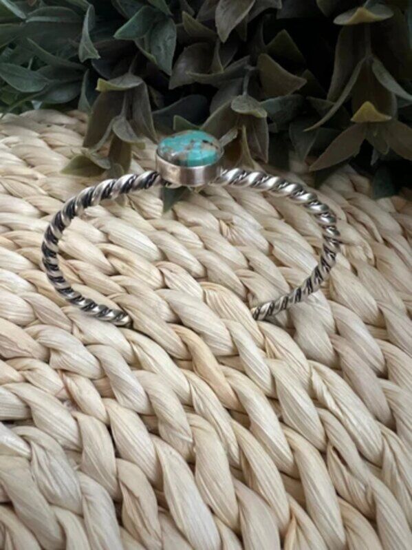 Navajo Pearl Bracelet Stack | Sterling Silver Pearl Bracelet photo 1