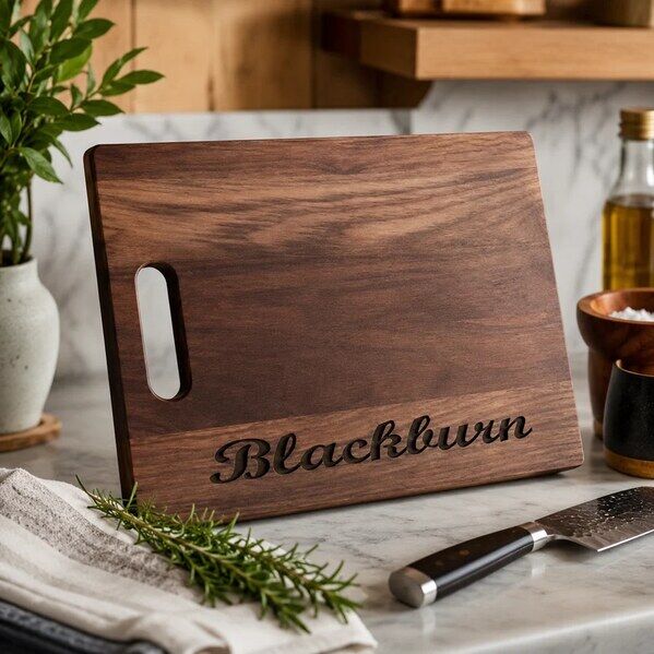 USD 46,  Custom Walnut Cutting Boards | Personalized Wood Boards