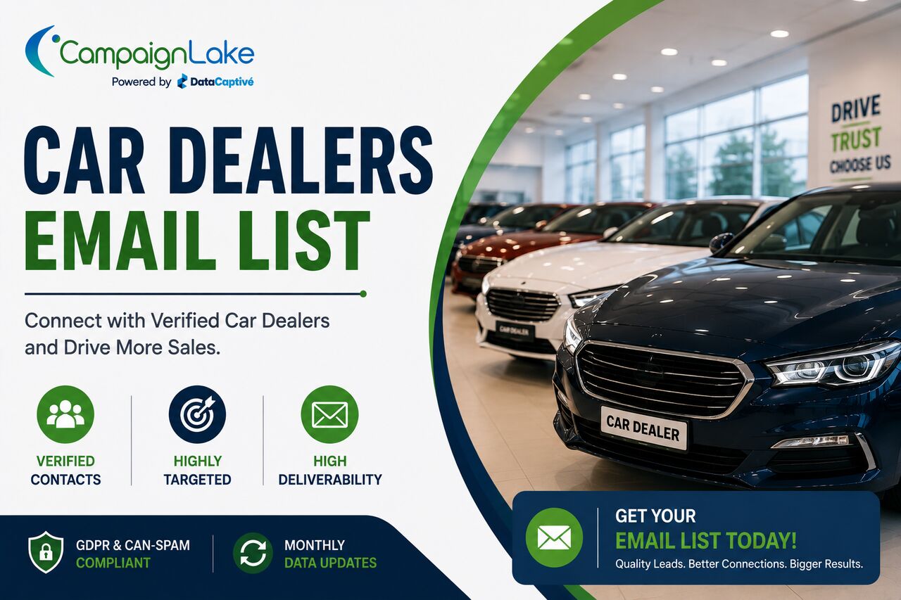 Car Dealers Email List For Qualified B2B Leads photo 1