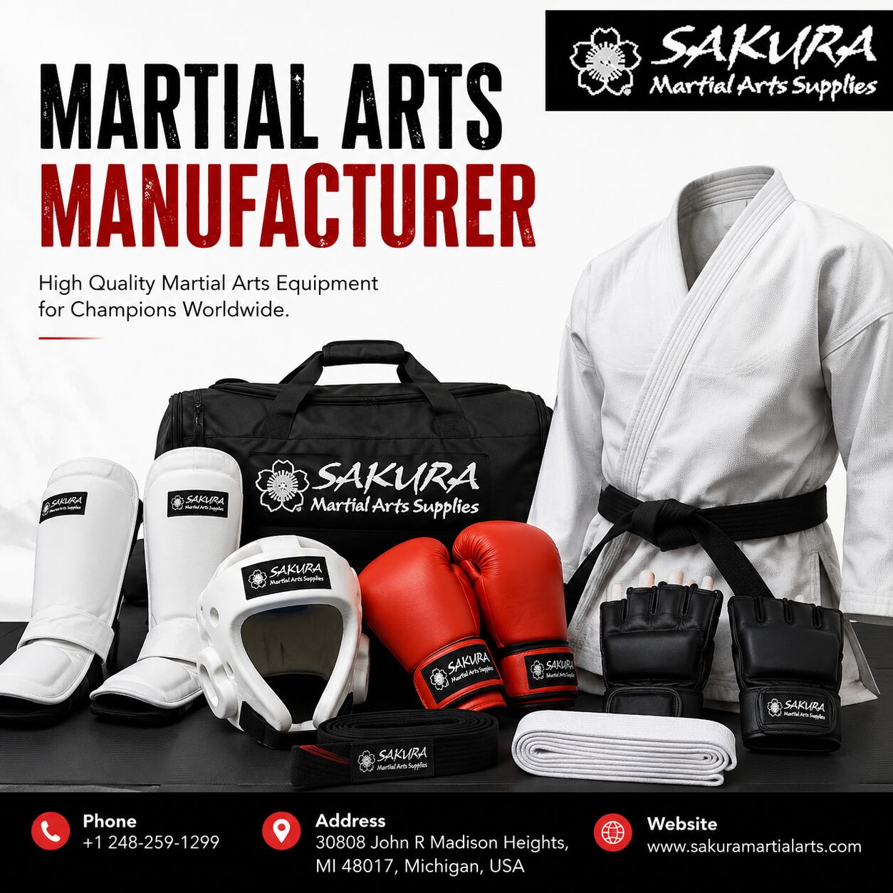 Leading Martial Arts Manufacturer | Sakura Martial Arts photo 1