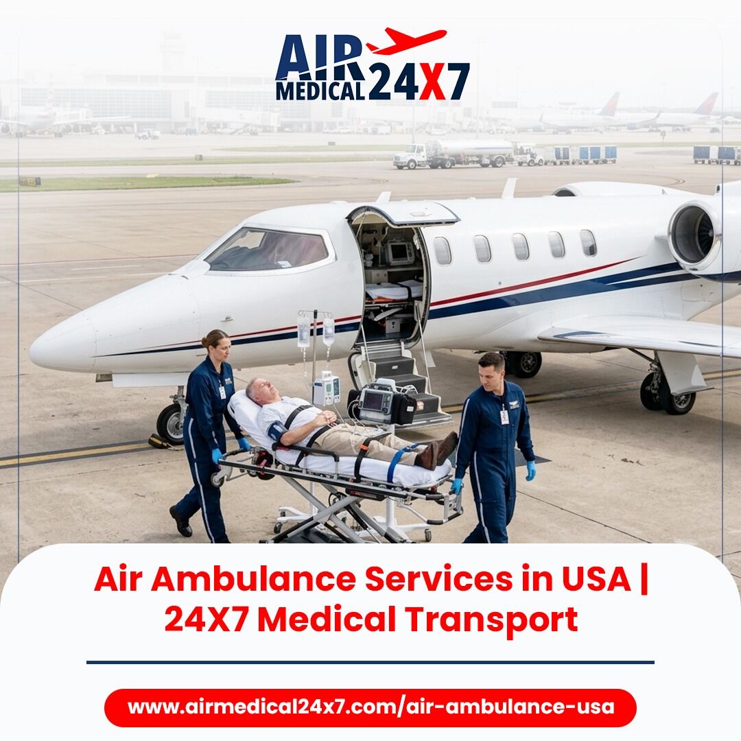 Air Ambulance Services In USA | 24X7 Medical Transport photo 1
