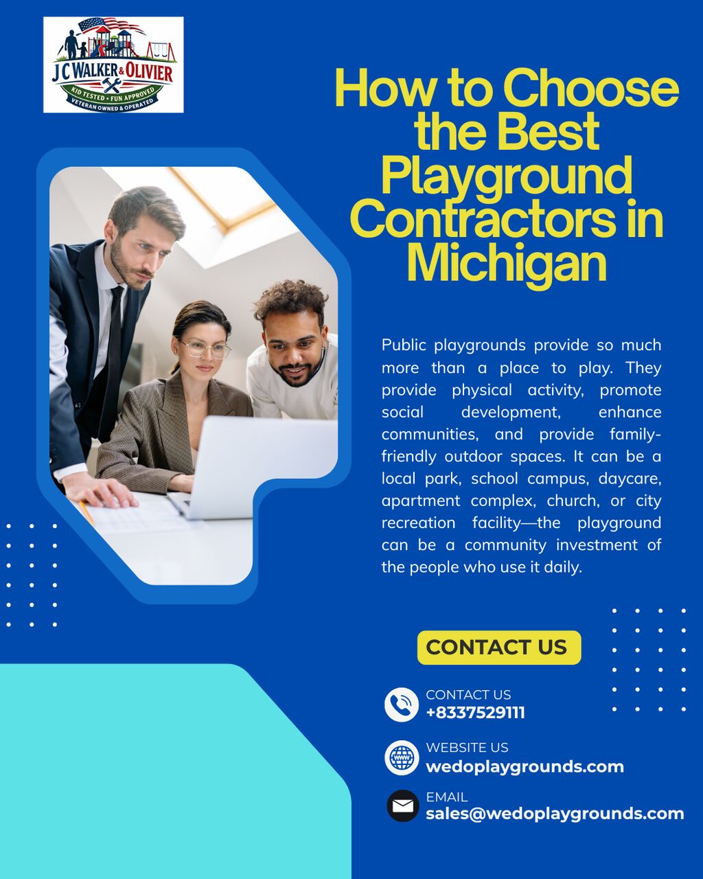 A Beginner's Guide On How To Select The Best Playground Contractor In Michigan For Commerc photo 1