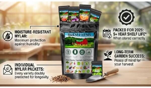 USD 29,  Survival Seed Packs | Heirloom Seed Variety Pack Collection