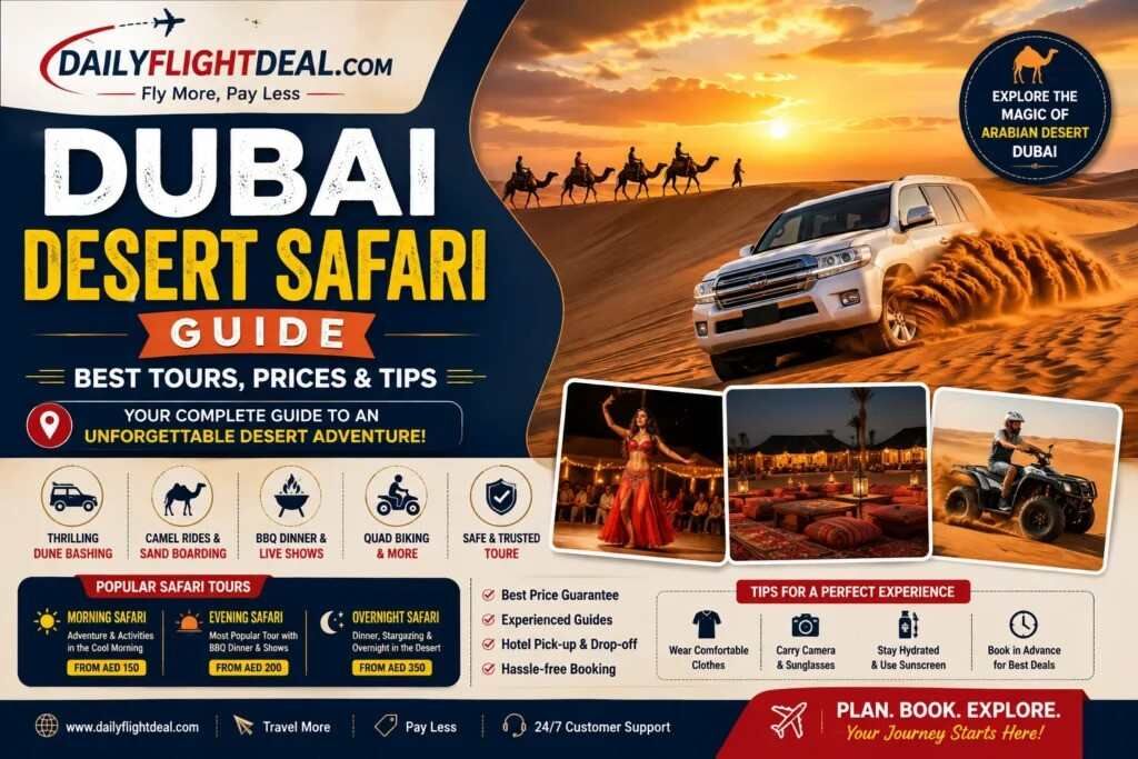 Dubai Desert Safari Guide 2026: Tours, Prices & Essential Travel Tips