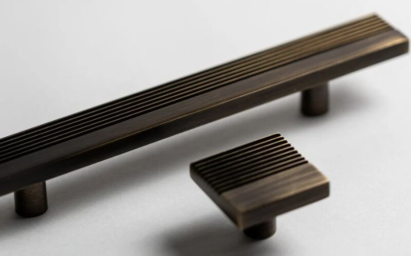 USD 52,  Elevate Your Cabinets With Rail Antique Brass Pulls photo 1