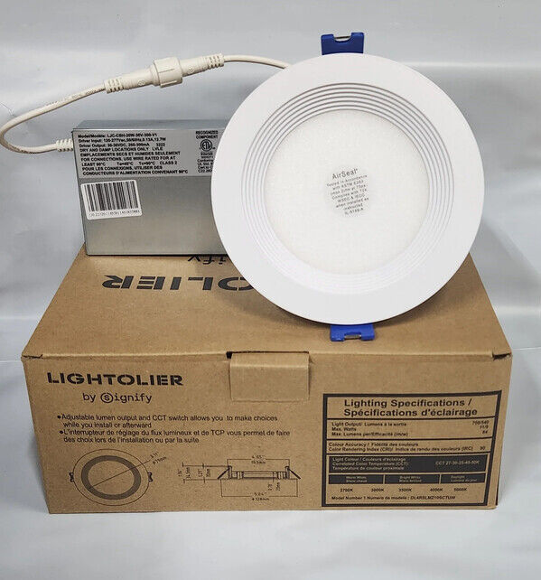 4-Inch Wafer Light | Round LED Downlight, Bright 5CCT photo 1