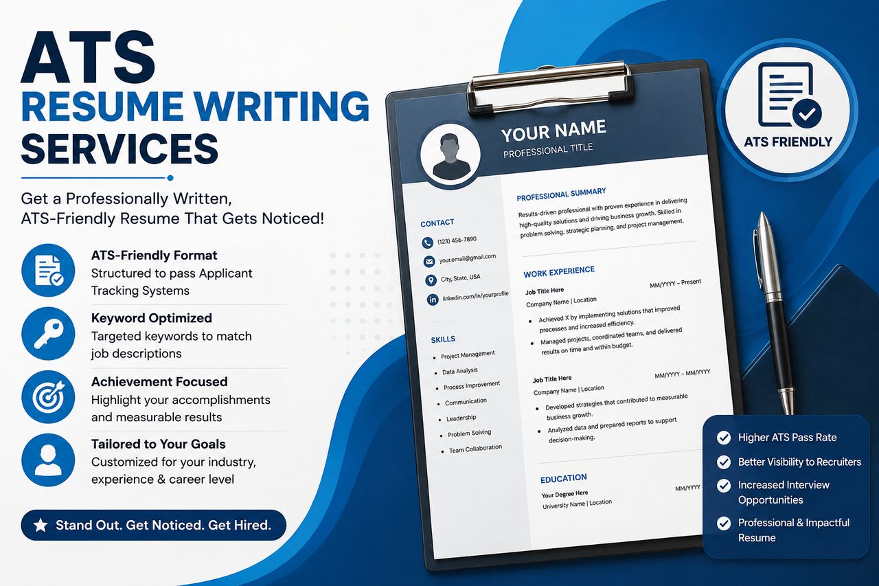 ATS Resume Writing Services | Get A Professional ATS-Friendly Resume