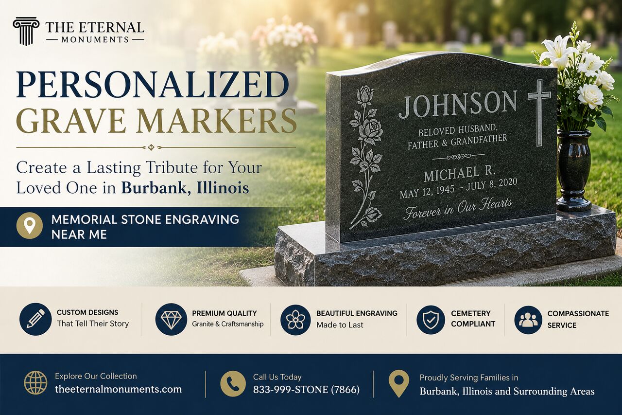 Personalized Grave Markers In Buffalo Grove | The Eternal Monuments photo 1