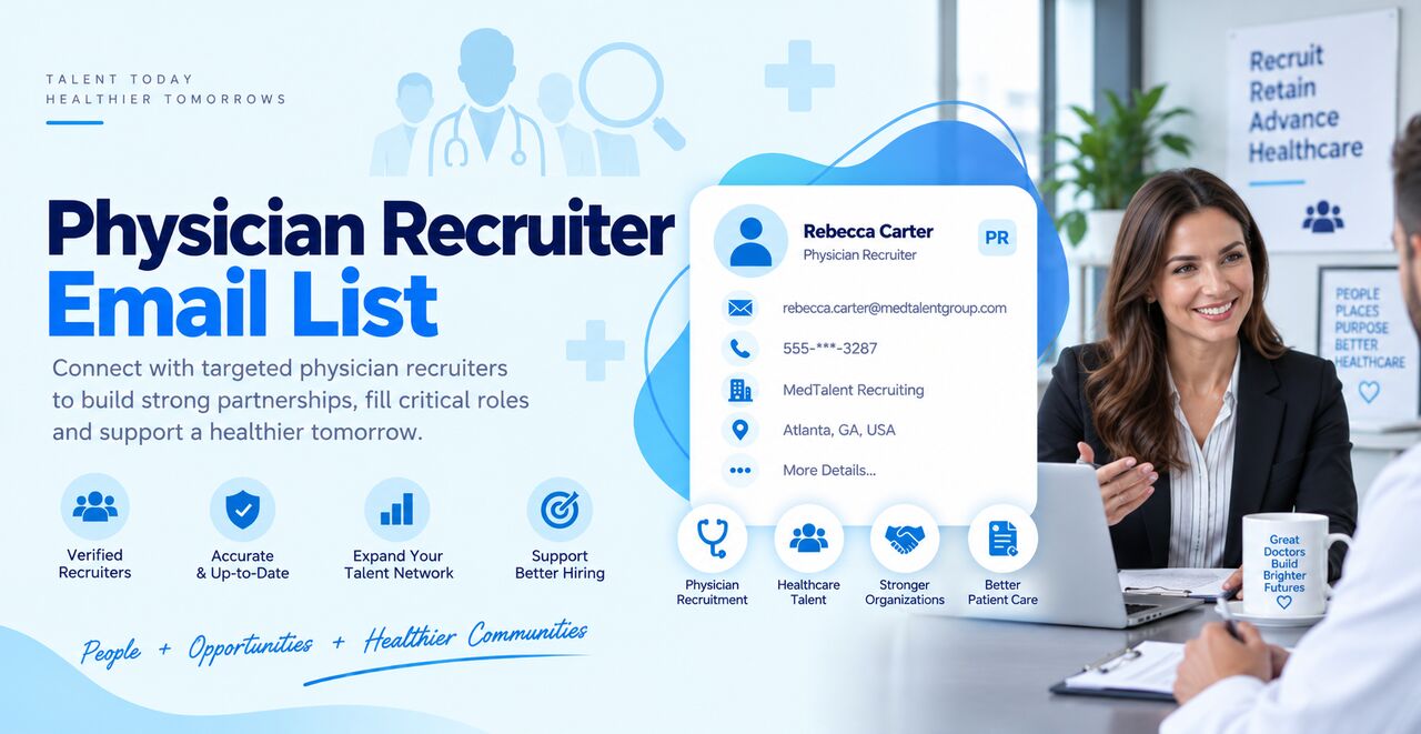 Physician Recruiter Email List For B2B Leads photo 1
