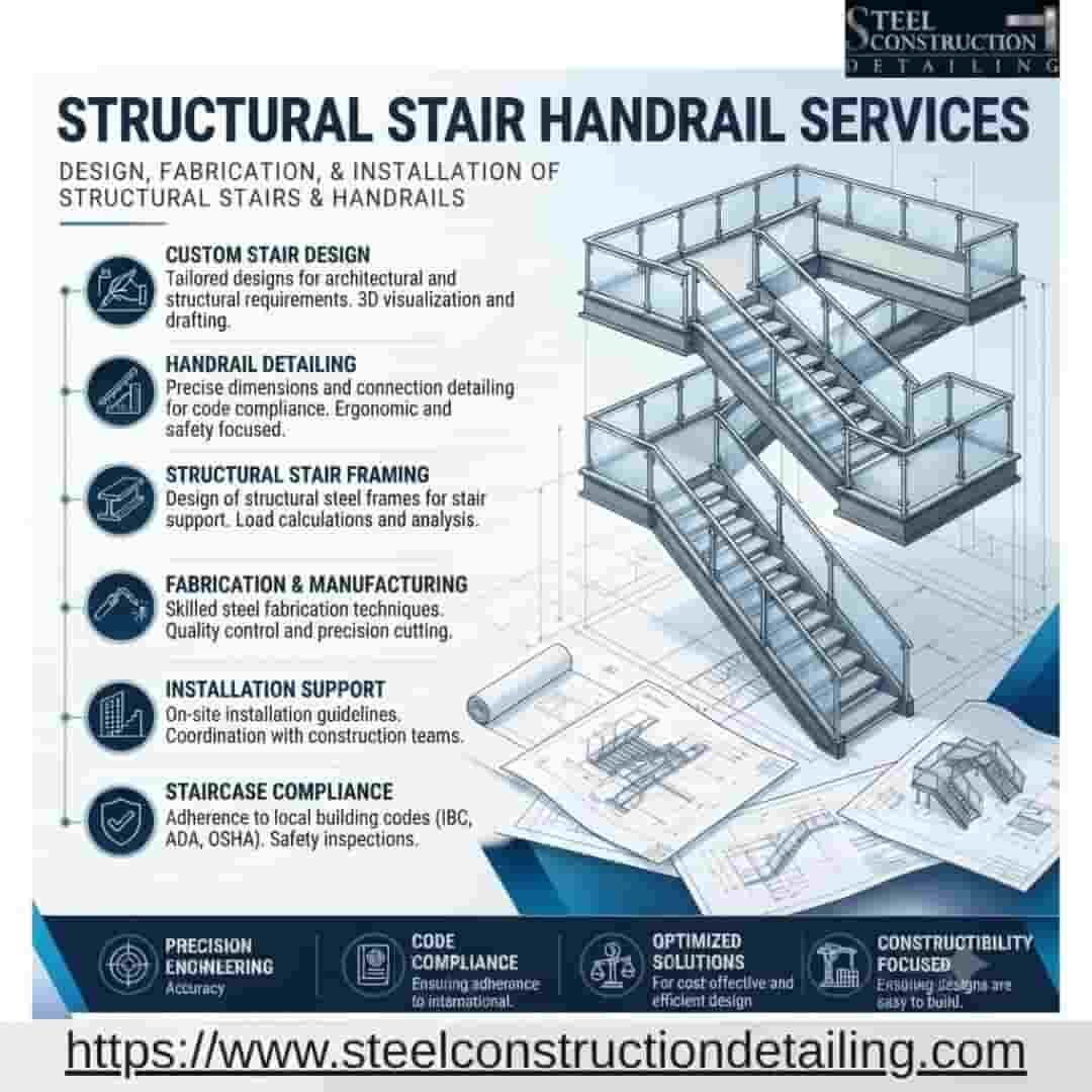 Get Precise Structural Stair Handrail Services In San Francisco.