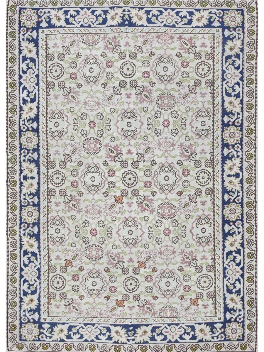 USD 2,  7x10 Old Turkish Bessarab Kilim Area Rug photo 1