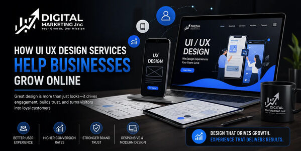 How UI UX Design Services Help Businesses Grow Online – Digital Marketing Inc photo 1