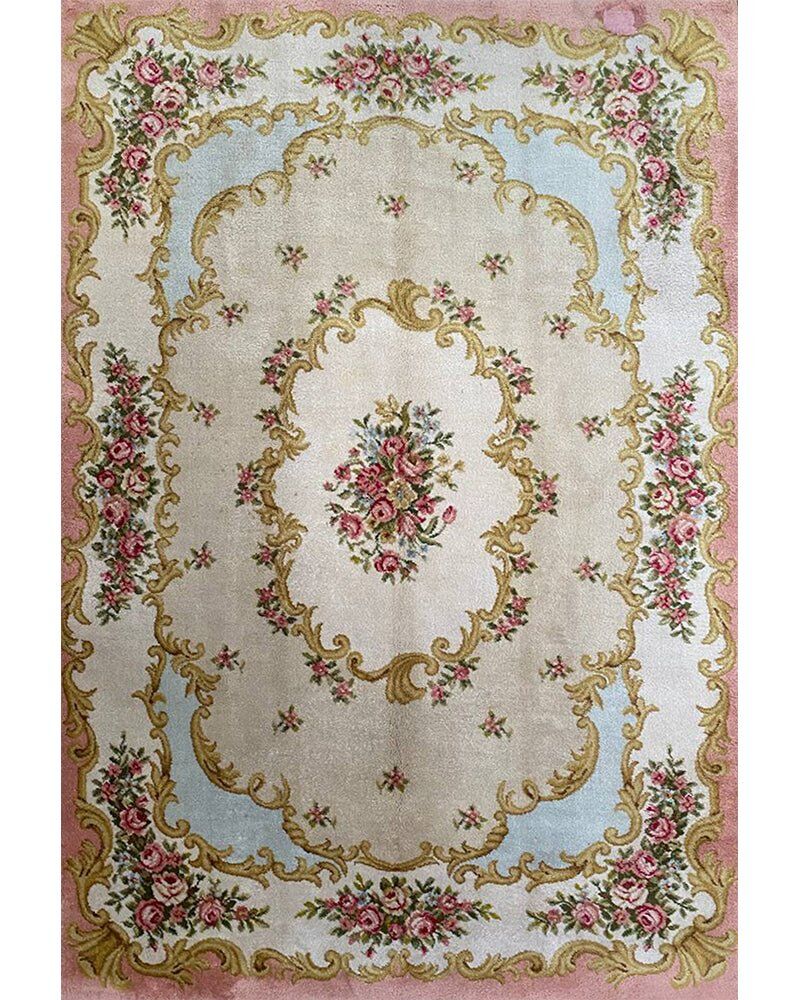 USD 6,  6x10 Antique Savonnerie Area Rug photo 1