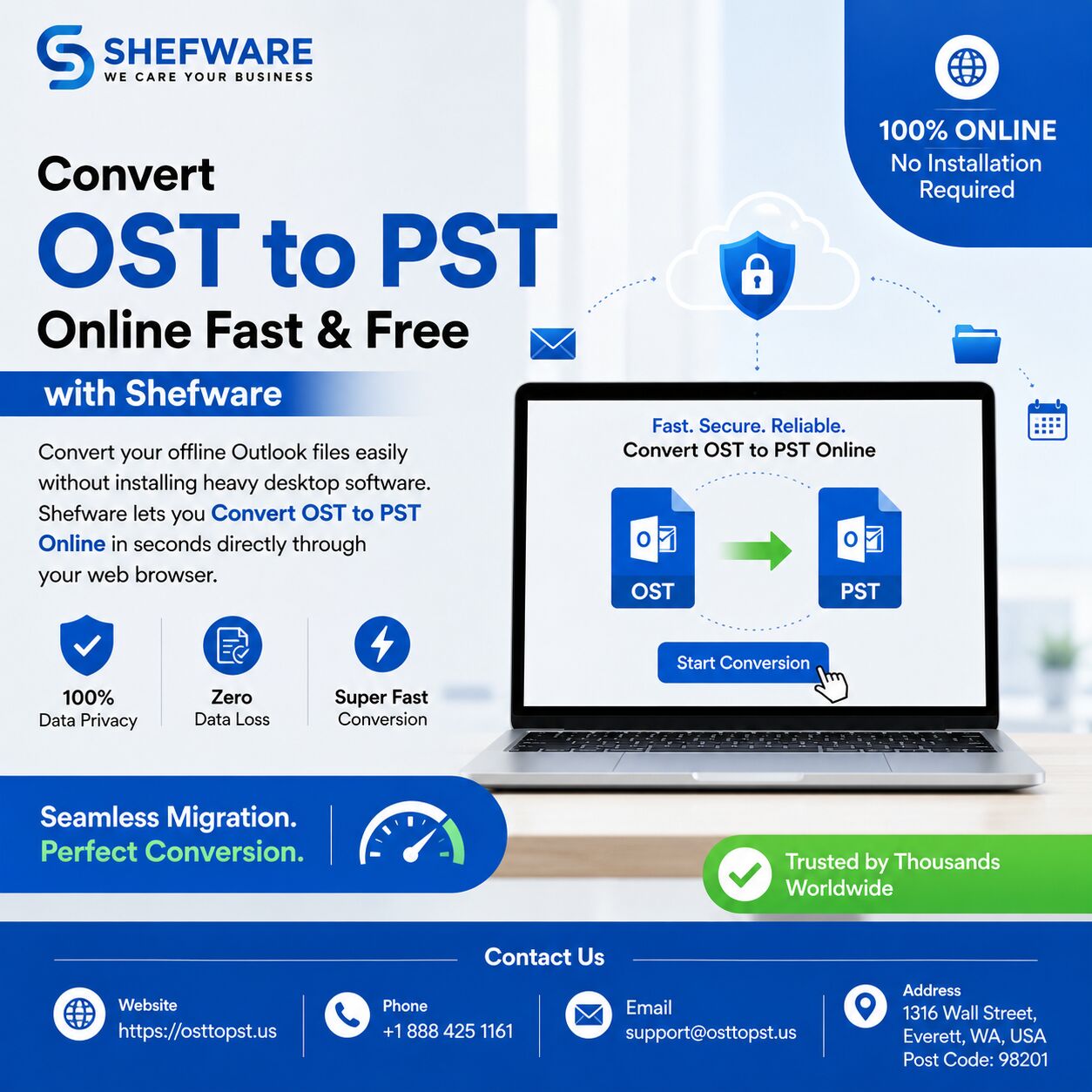 Fix Corrupted OST Files – Convert OST To PST Online Securely photo 1