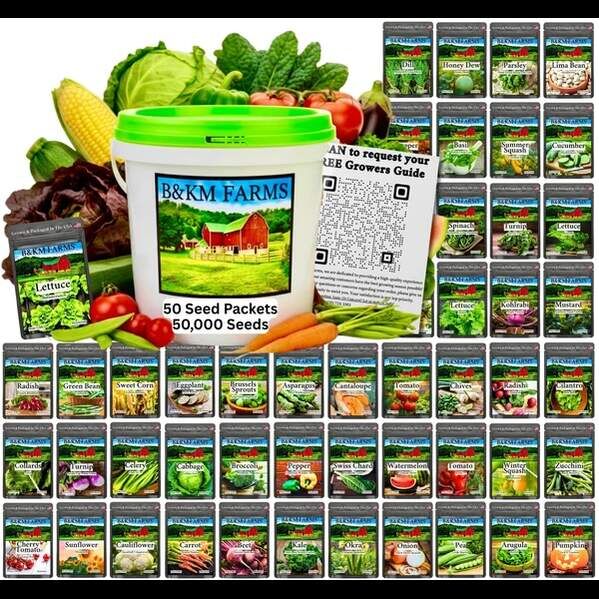 USD 36,  Survival Seed Packs | Heirloom Variety Pack Seeds