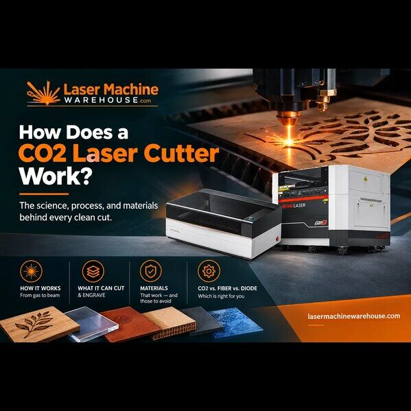 USD 28,  How Does A CO2 Laser Cutter Work? Parts, Process & Safety