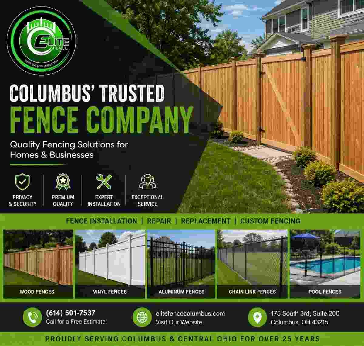 Quality Fence Installation & Repair Columbus Ohio photo 1