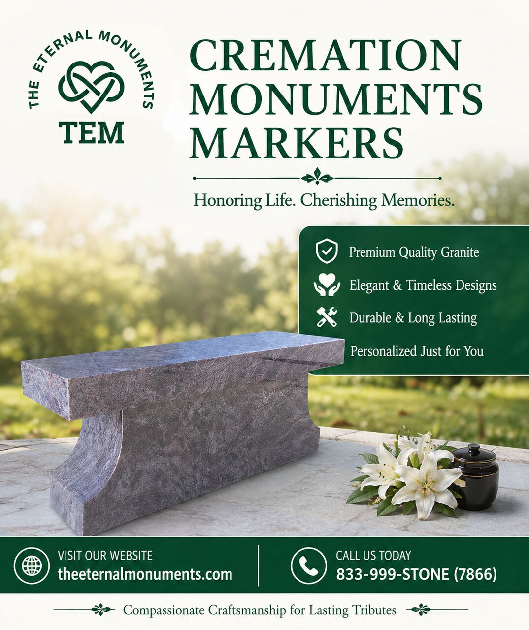 Cremation Monuments Markers In La Grange Park photo 1
