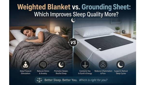 USD 699,  Weighted Blanket Vs. Grounding Sheet: Which Helps Sleep