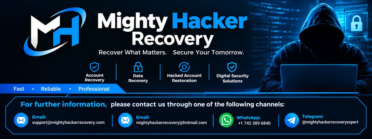 Mighty Hacker Recovery | Cybersecurity & Hacked Account Recovery Telegram: @mightyhackerre