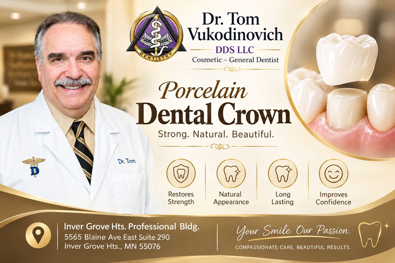 Improve Tooth Function With A Custom Porcelain Dental Crown photo 1