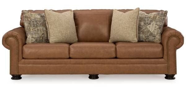 USD 1,  Queen Sleeper Sofa, Caramel Leather-Match | Carianna photo 1