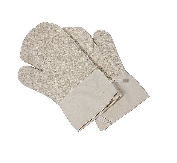 USD 1,  Heat Resistant Cotton Terry Cloth Mitten, Bakery Cotton Terry Mitten, Canvas Terry Mitts photo 2