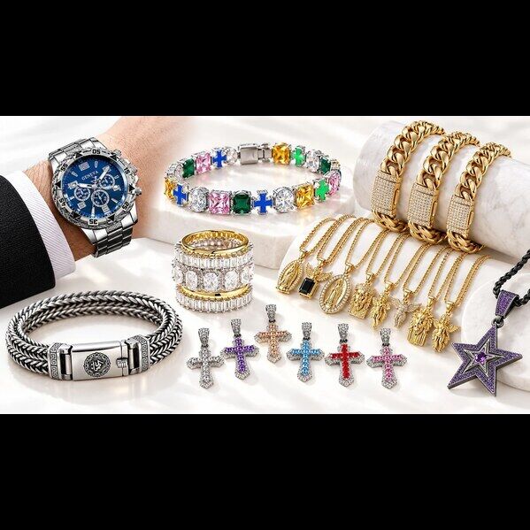 USD 20,  Affordable Men's Jewelry | Gold Bracelets, Chains & Pendants – Cosmos Market Place