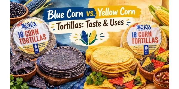 USD 5,  Blue Corn Vs. Yellow Corn Tortillas: Taste & Uses – Tortillas Tita photo 1