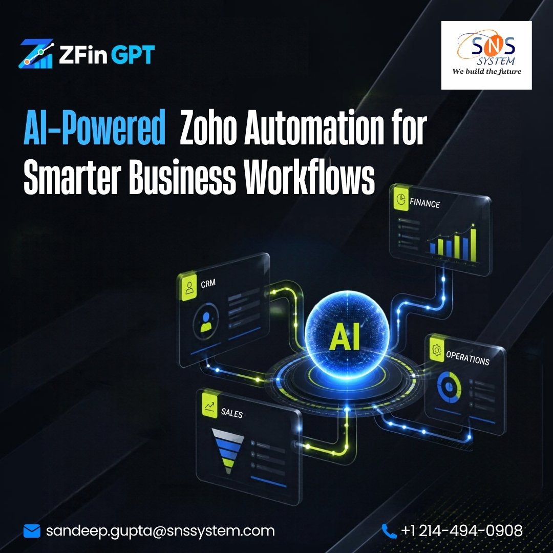 AI-Powered Zoho Automation for Smarter Business Workflows photo 1