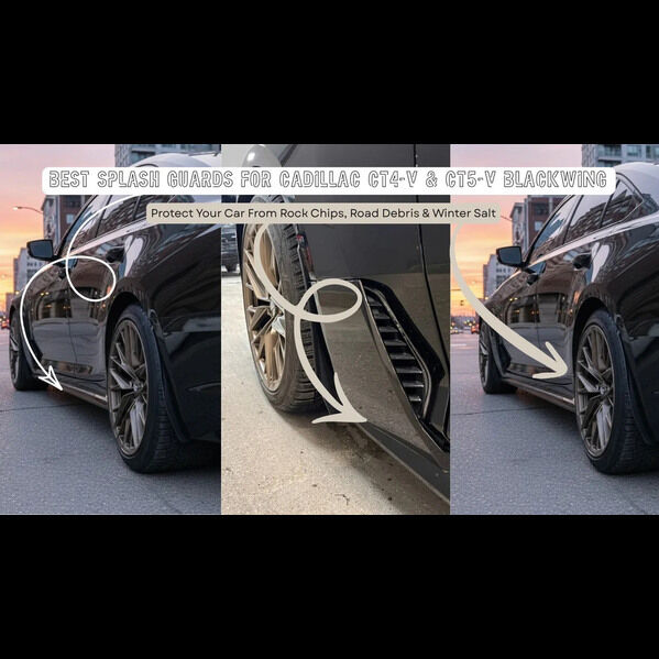 USD 90,  Best Splash Guards & Mud Flaps For Cadillac CT4-V / CT5-V Blackwing – Megachip photo 1
