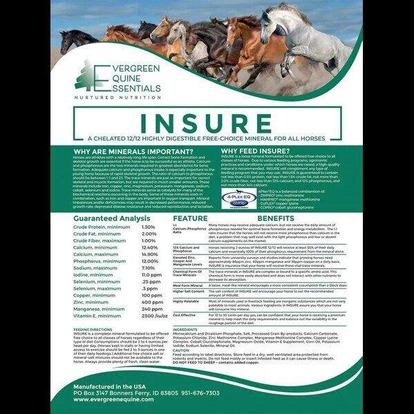 USD 23,  Best Bone Supplement For Horses | Chelated 12-12 Mineral - EverGreen Equine photo 1