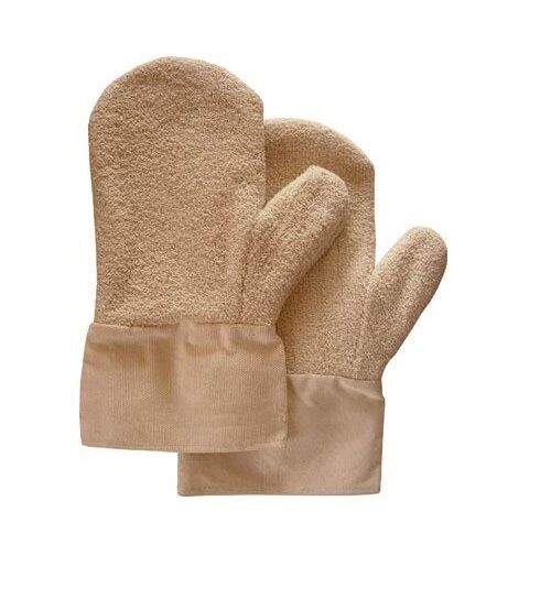 USD 1,  Heat Resistant Cotton Terry Cloth Mitten, Bakery Cotton Terry Mitten, Canvas Terry Mitts photo 3