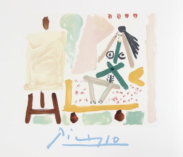 Le Modèle dans l'Atelier | Picasso Estate Lithograph
