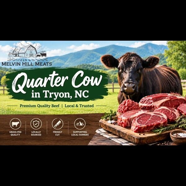 USD 200,  Quarter Cow In Tryon, NC | Grass-Fed Beef In Tryon, NC USA – Melvin Hill Meats