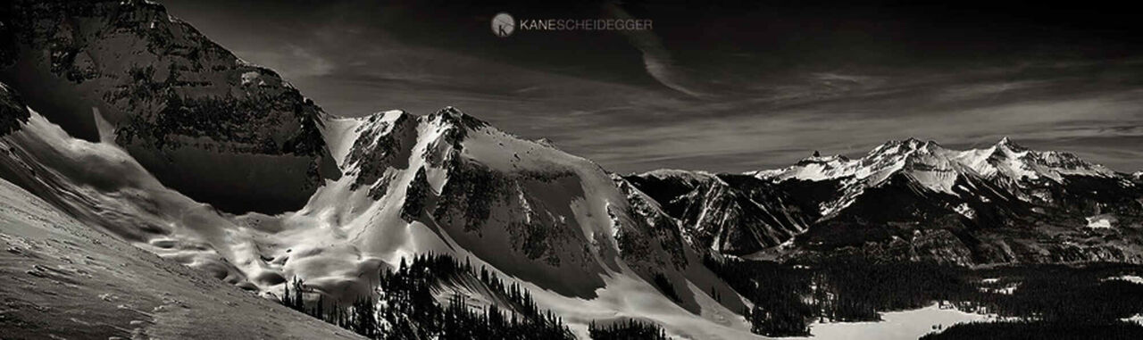 USD 1550,  Crazy Eights | Black And White Telluride Ski Panorama photo 1