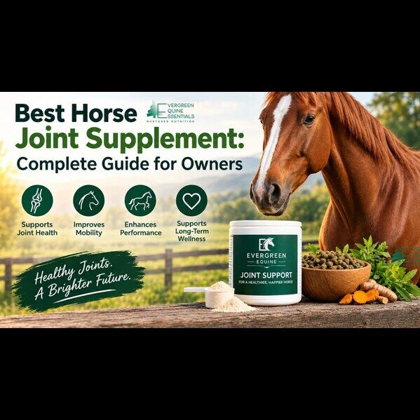 USD 40,  Best Horse Joint Supplement: Complete Guide For Owners – Evergreen Equine