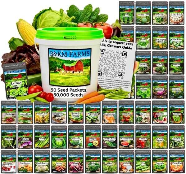 Survival Seed Packs & Variety Pack Seeds | Heirloom Garden Seeds photo 1