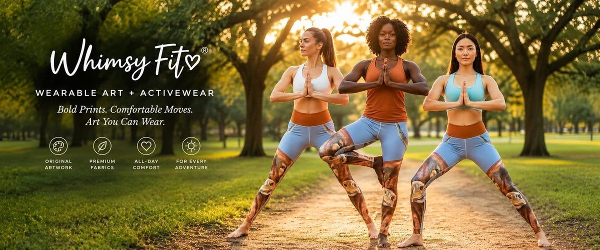 Bold, Joyful Wearable Art Activewear for the Whole Family – Whimsy Fit photo 1
